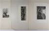 Collection of approximately 70 prints, including etchings and wood engravings.